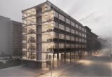 Stylisher Neubau mit vielen Büroflächen in Kreuzberg - Visu außen