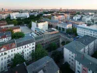 Luftaufnahme des gesamten Gewerbeensembles