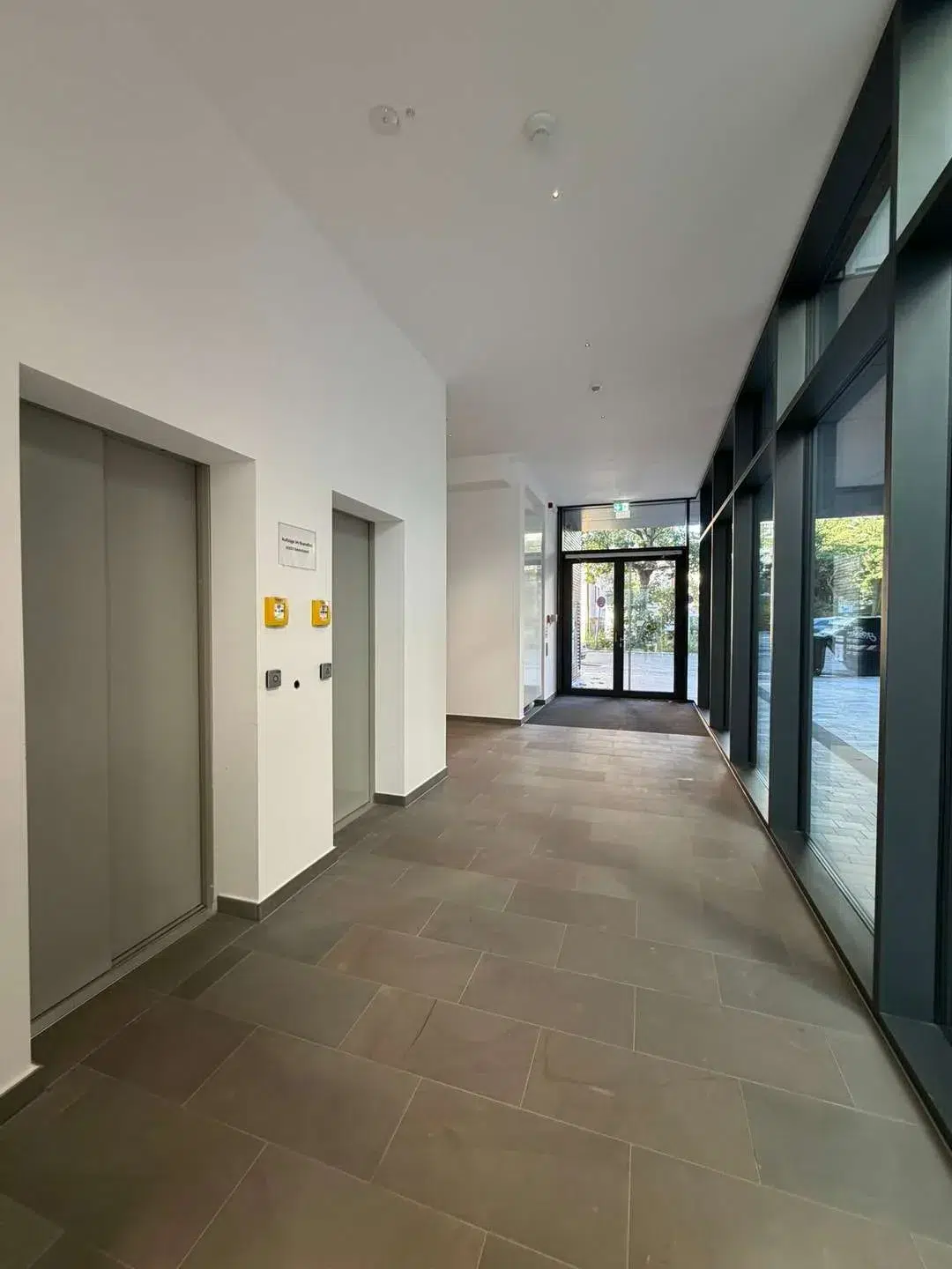 Erschließungsflur im Neubau