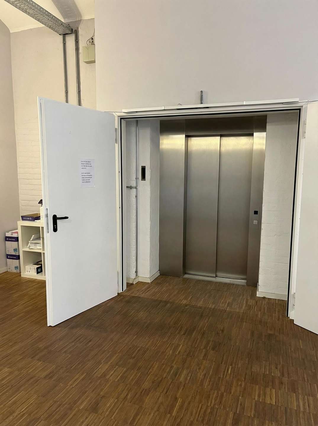 Aufzug direkt in die Fläche