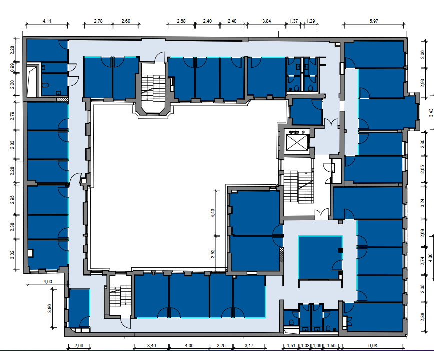 Regelgeschoss - Büroräume in Top Mitte-Lage!