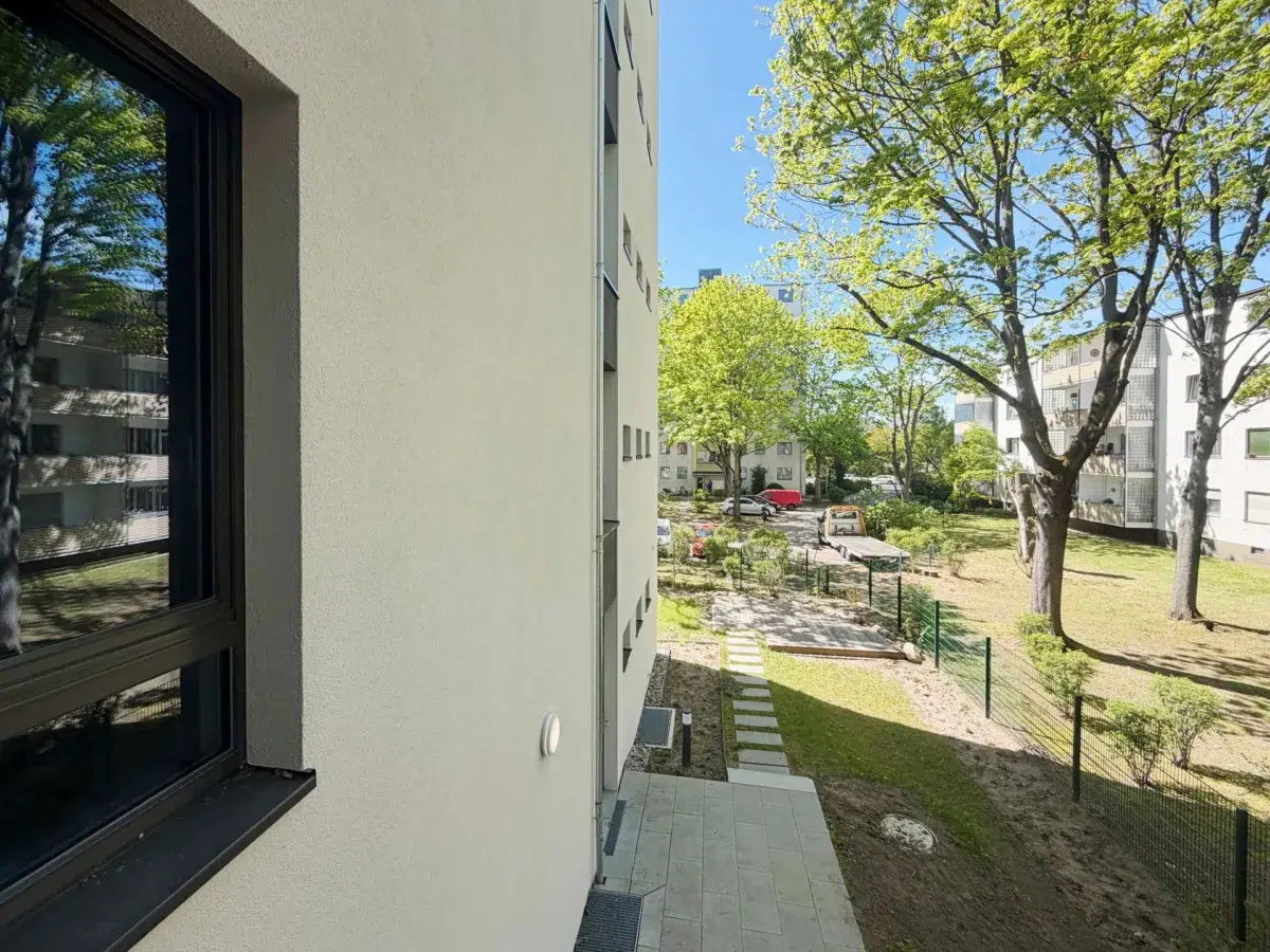 Ausblick aus der Bürofläche