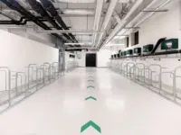 Fahrradstellplätze in der Tiefgarage