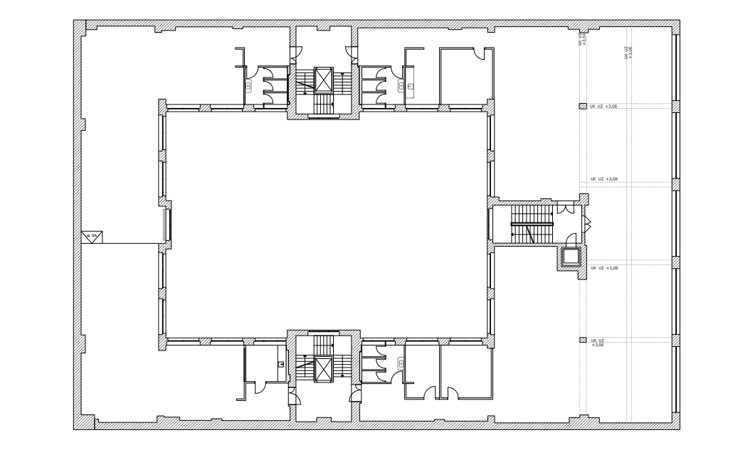 Regelgeschoss (3.OG ca. 863qm) - Büros am Moritzplatz