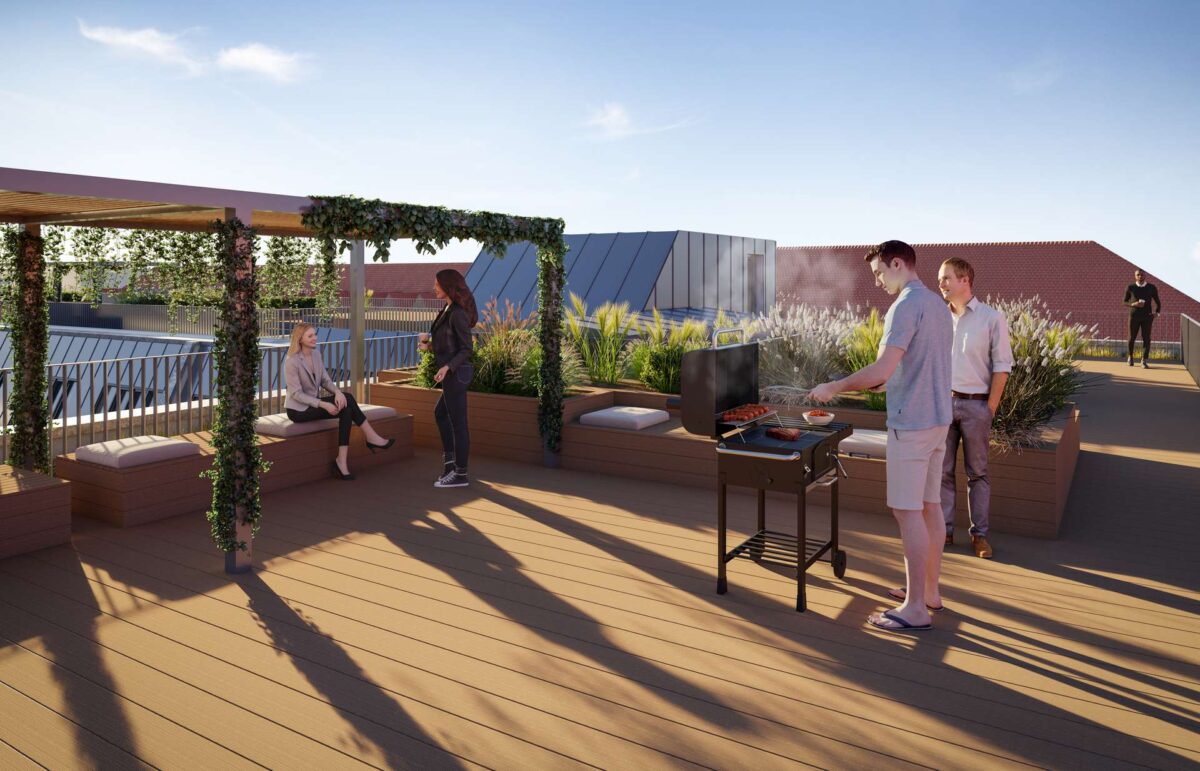 Dachterrasse Visualisierung
