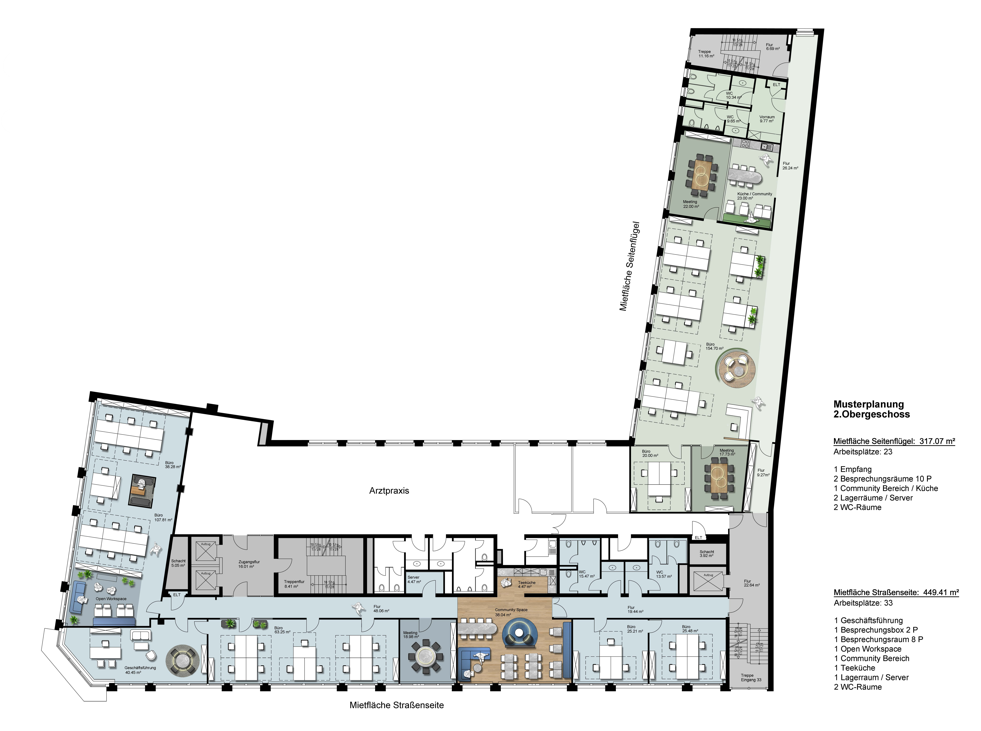 Dokumente - Büros in beliebter Mitte-Lage