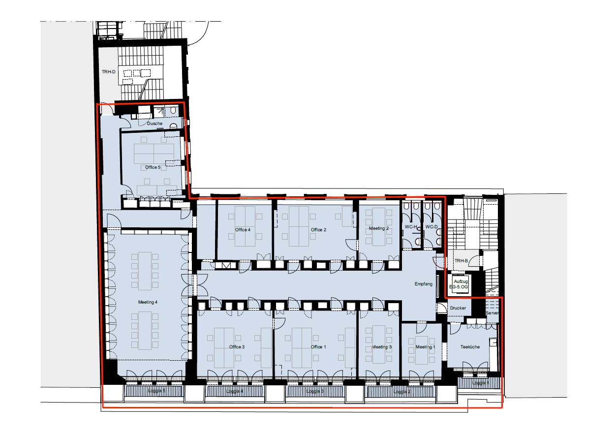 Dokumente - Büro in historischem Ambiente