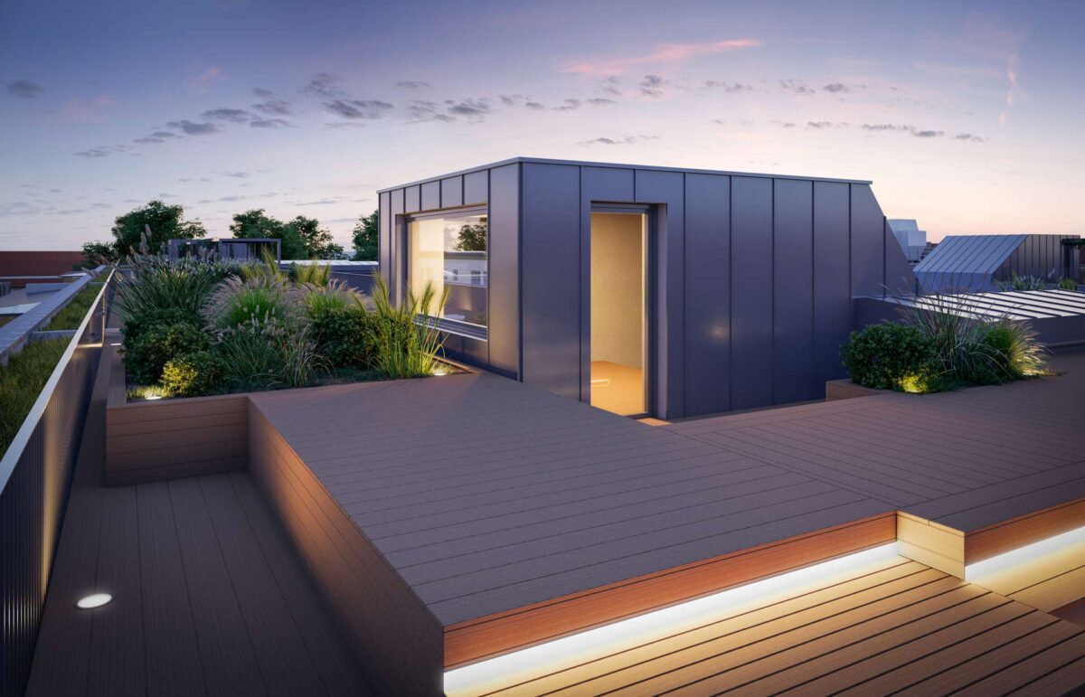 Dachterrasse Visualisierung