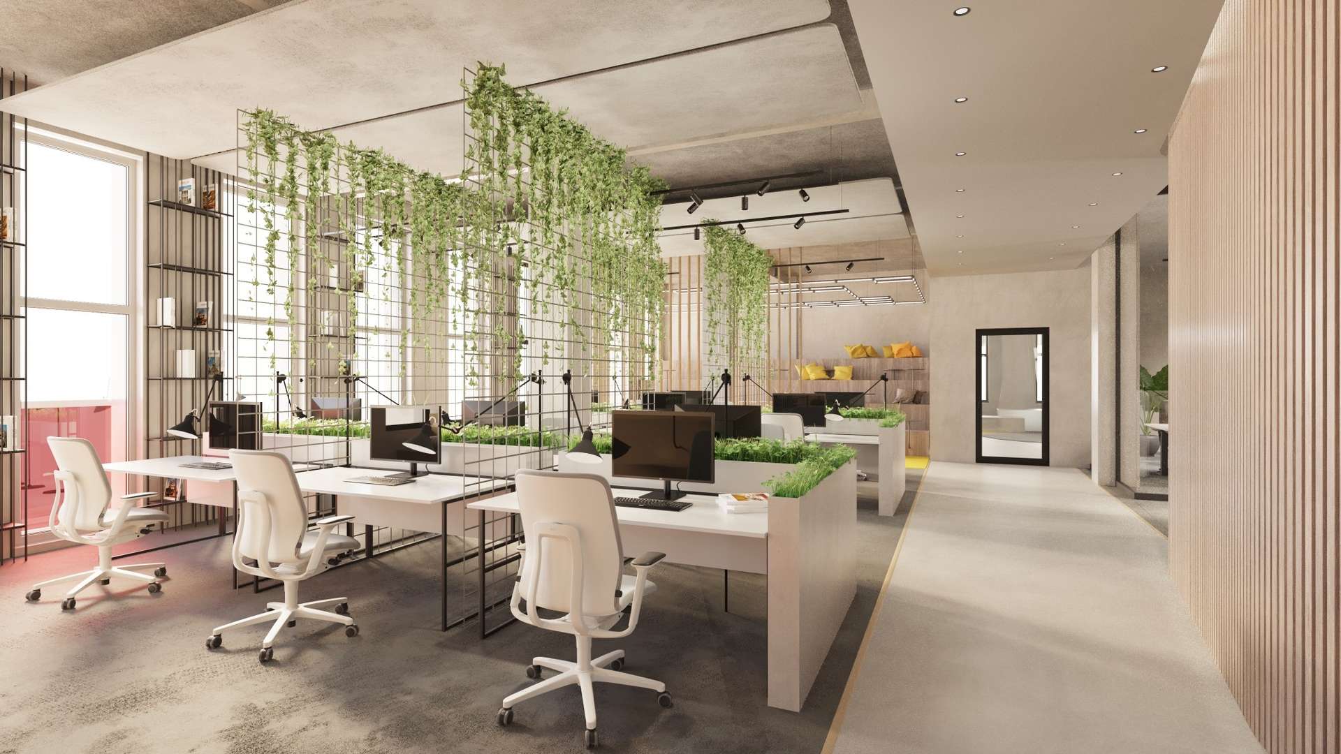 Gebäude F - Innenperspektive 2 - Schöne Büroflächen in Mitte