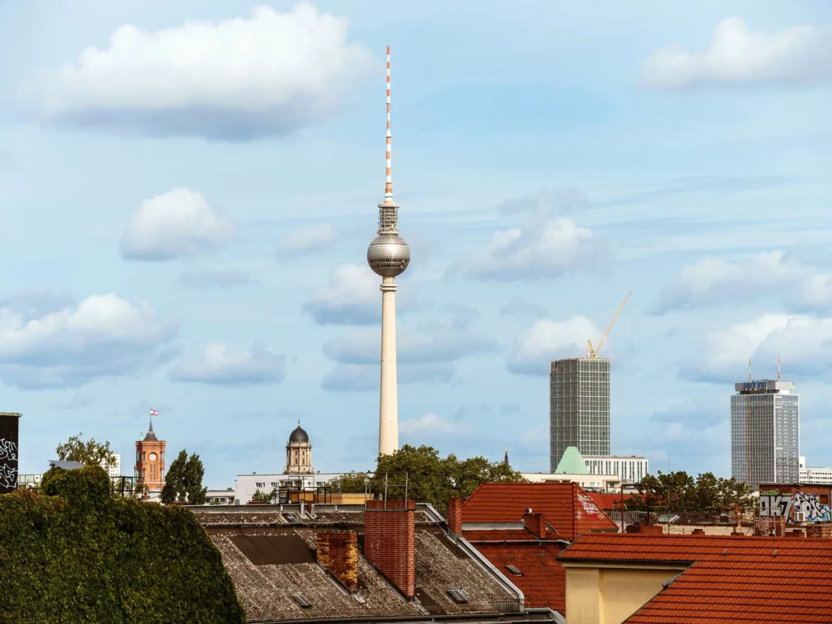 Ausblick zum Berliner Fernsehturm