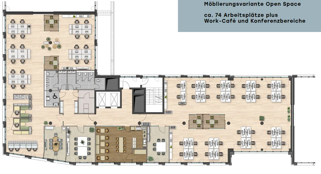 Regelgeschoss Open Space