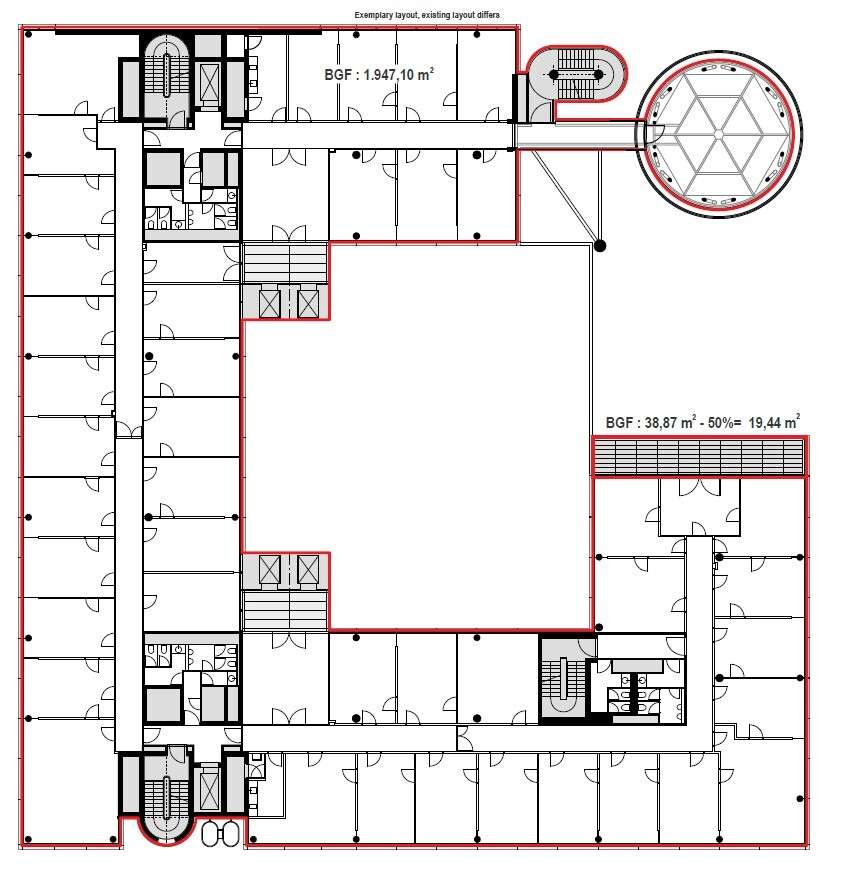 Regelgeschoss - Arbeiten am Potsdamer Platz